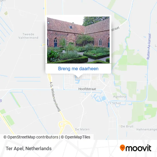 Ter Apel kaart