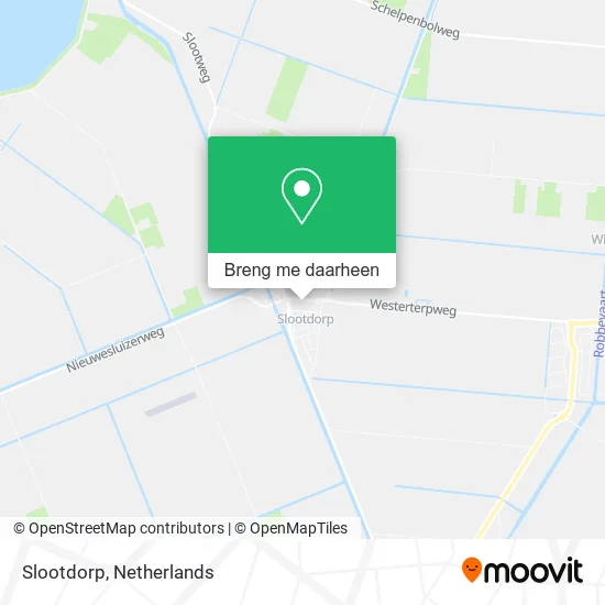 Slootdorp kaart
