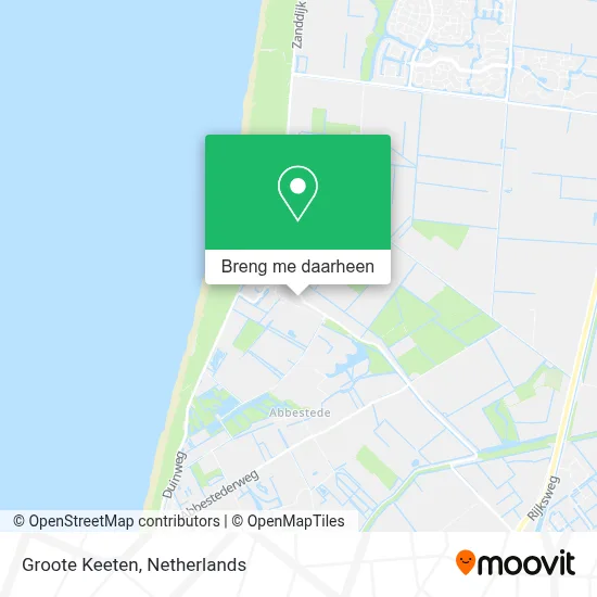 Groote Keeten kaart