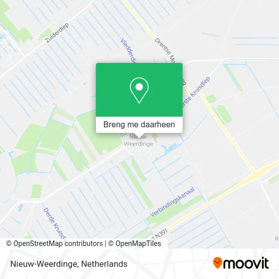 Nieuw-Weerdinge kaart