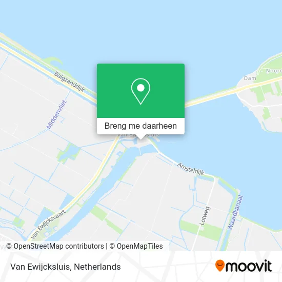 Van Ewijcksluis kaart