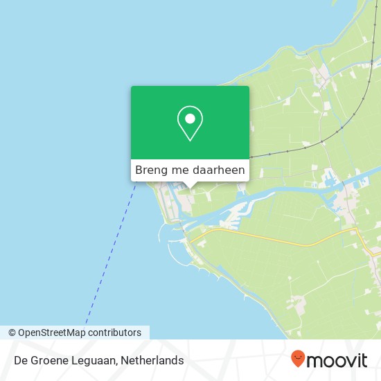 De Groene Leguaan kaart