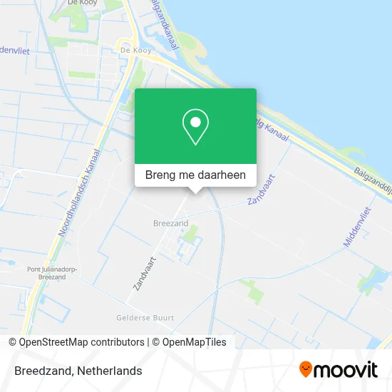 Breedzand kaart