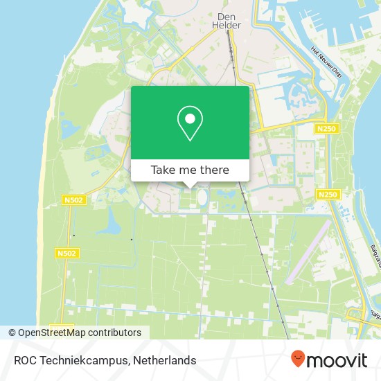 ROC Techniekcampus kaart