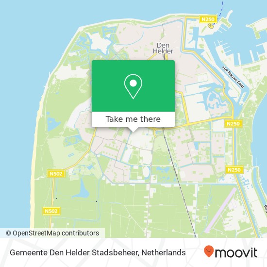 Gemeente Den Helder Stadsbeheer kaart