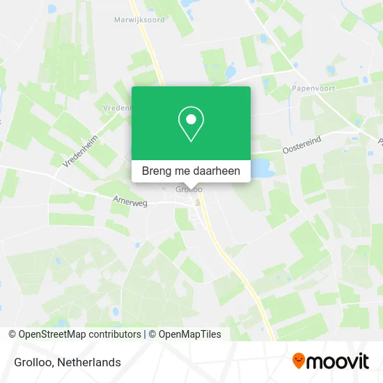 Grolloo kaart