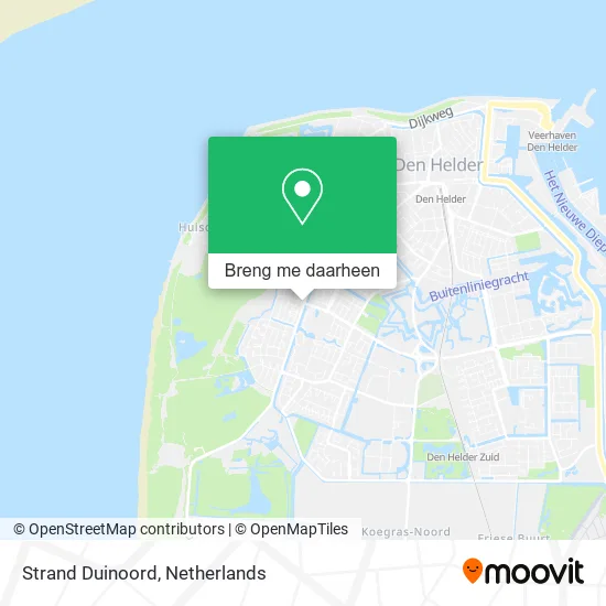 Strand Duinoord kaart
