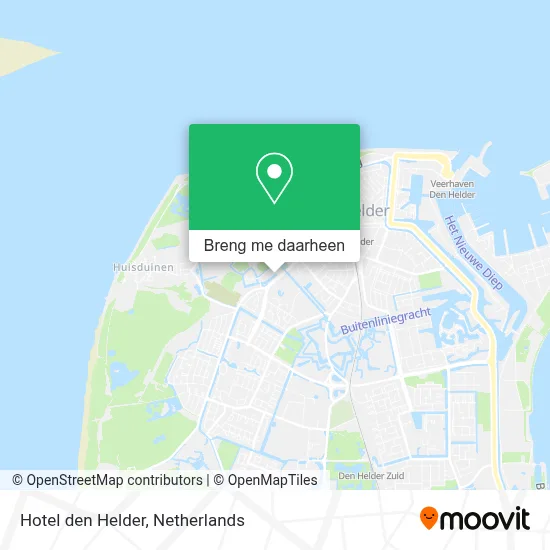 Hotel den Helder kaart