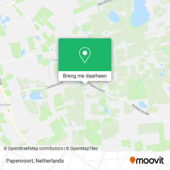 Papenvoort kaart