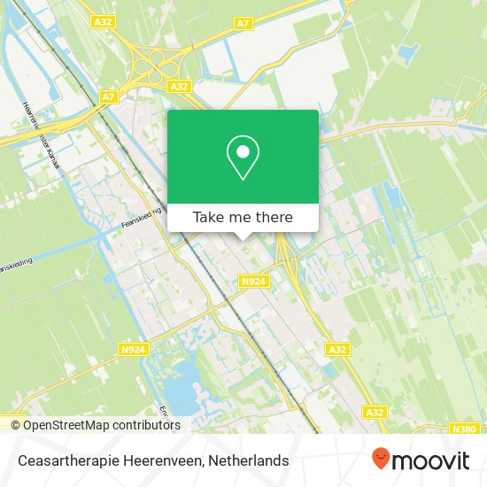 Ceasartherapie Heerenveen kaart