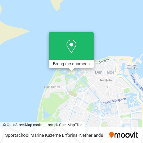 Sportschool Marine Kazerne Erfprins kaart