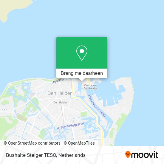 Bushalte Steiger TESO kaart