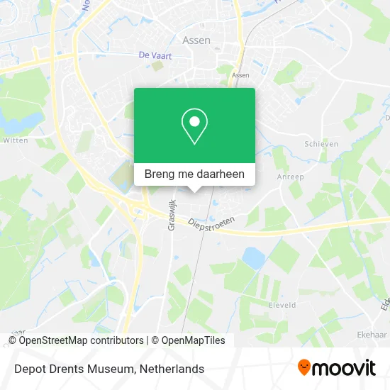 Depot Drents Museum kaart