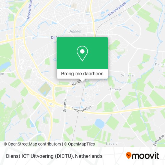 Dienst ICT Uitvoering (DICTU) kaart
