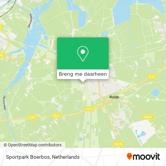 Sportpark Boerbos kaart