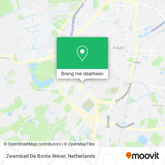 Zwembad De Bonte Wever kaart