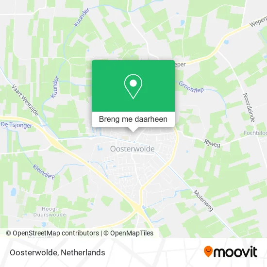 Oosterwolde kaart