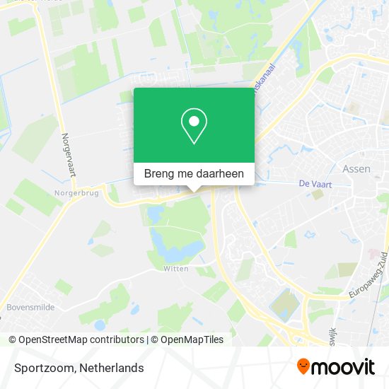 Sportzoom kaart