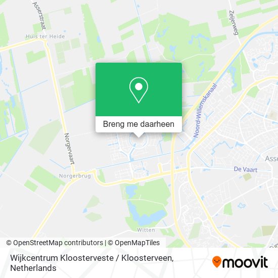Wijkcentrum Kloosterveste / Kloosterveen kaart