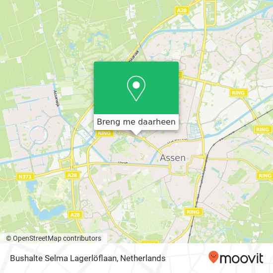 Bushalte Selma Lagerlöflaan kaart