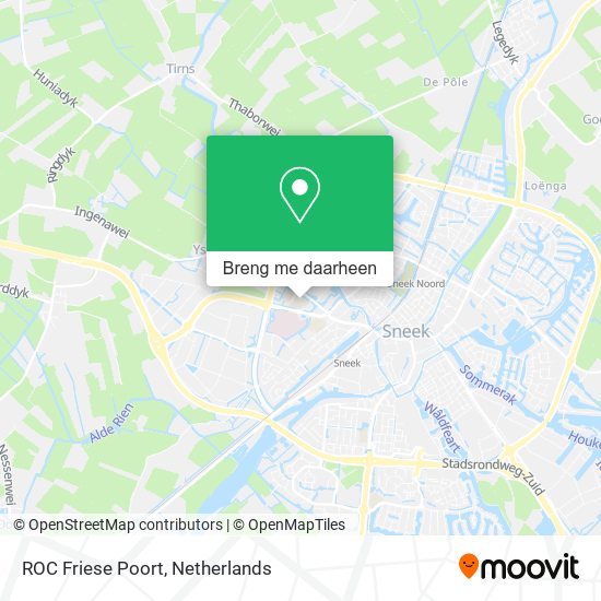 ROC Friese Poort kaart