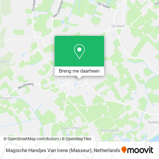 Magische Handjes Van Irene (Masseur) kaart