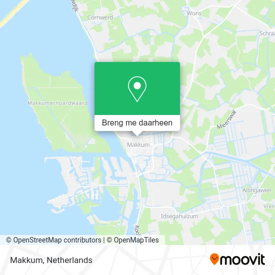 Makkum kaart