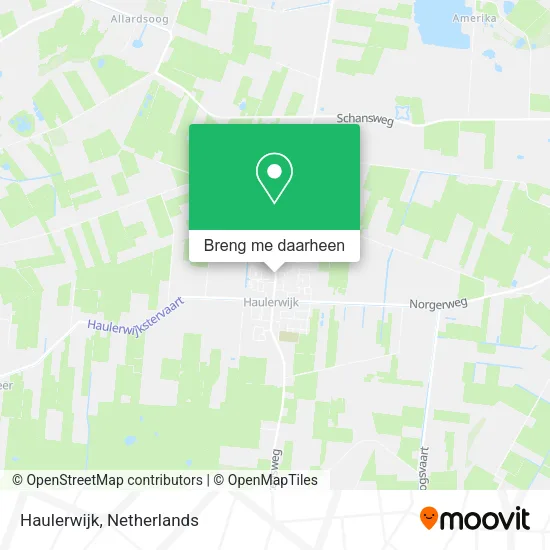 Haulerwijk kaart