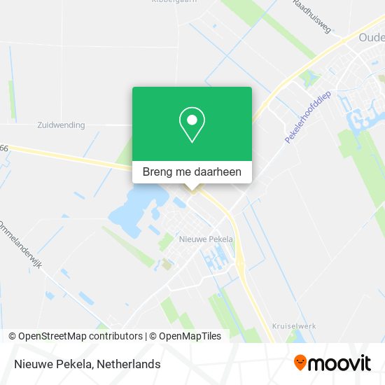 Nieuwe Pekela kaart