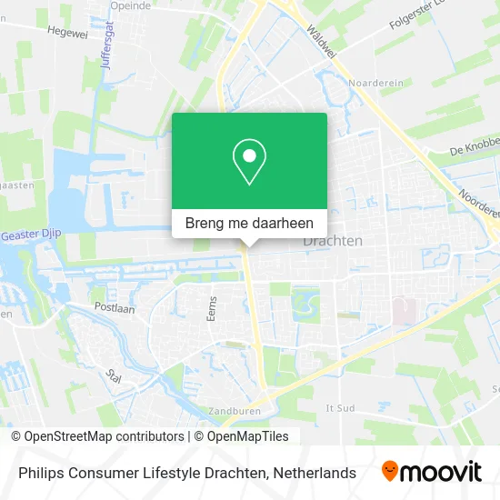 Philips Consumer Lifestyle Drachten kaart