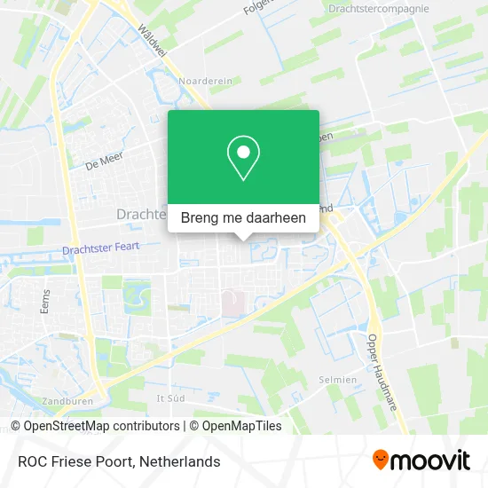 ROC Friese Poort kaart