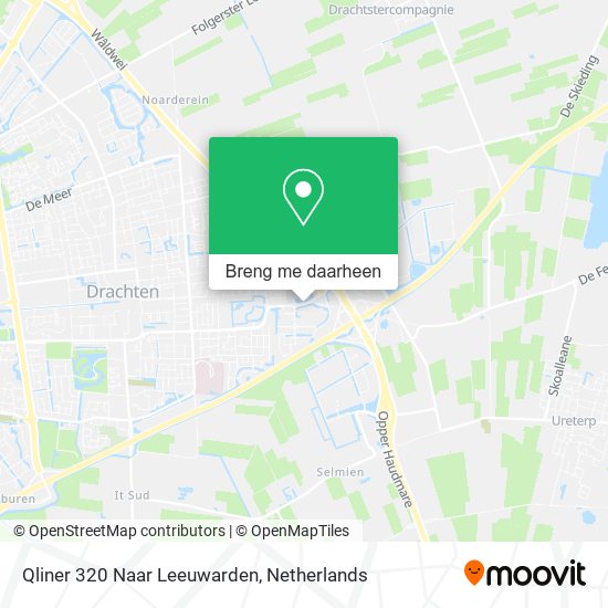 haat reputatie Historicus Hoe gaan naar Qliner 320 Naar Leeuwarden in Smallingerland via Bus of Trein?