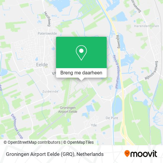 Groningen Airport Eelde (GRQ) kaart