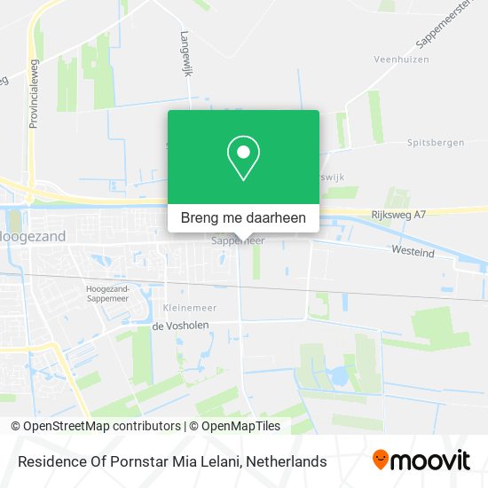 Residence Of Pornstar Mia Lelani kaart