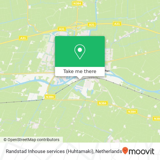 Randstad Inhouse services (Huhtamaki) kaart