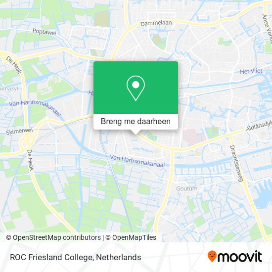 ROC Friesland College kaart