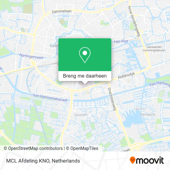 MCL Afdeling KNO kaart