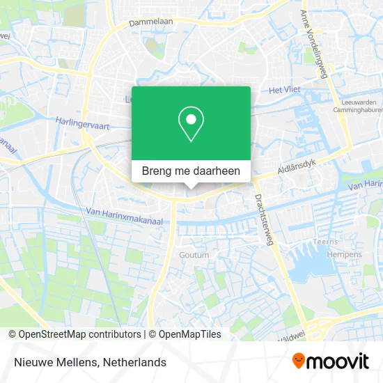 Nieuwe Mellens kaart