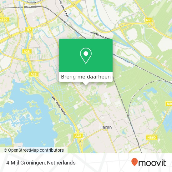 4 Mijl Groningen kaart