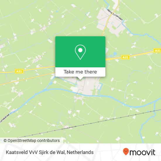 Kaatsveld VvV Sjirk de Wal kaart