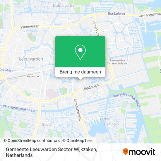 Gemeente Leeuwarden Sector Wijkzaken kaart