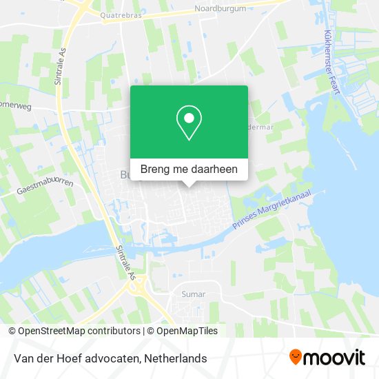 Van der Hoef advocaten kaart