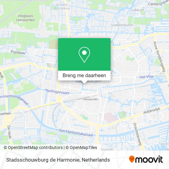 Stadsschouwburg de Harmonie kaart