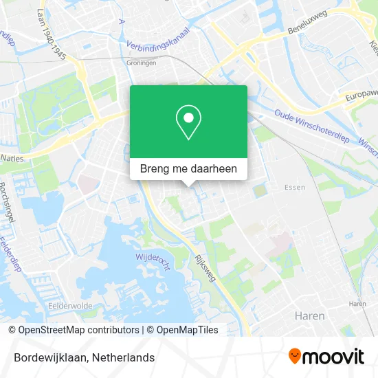 Bordewijklaan kaart