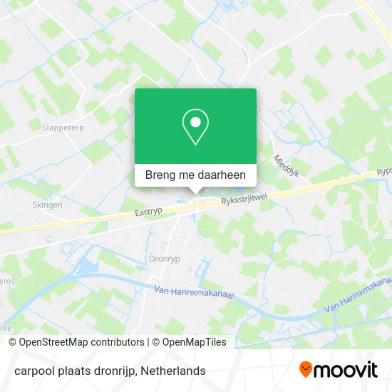 carpool plaats dronrijp kaart