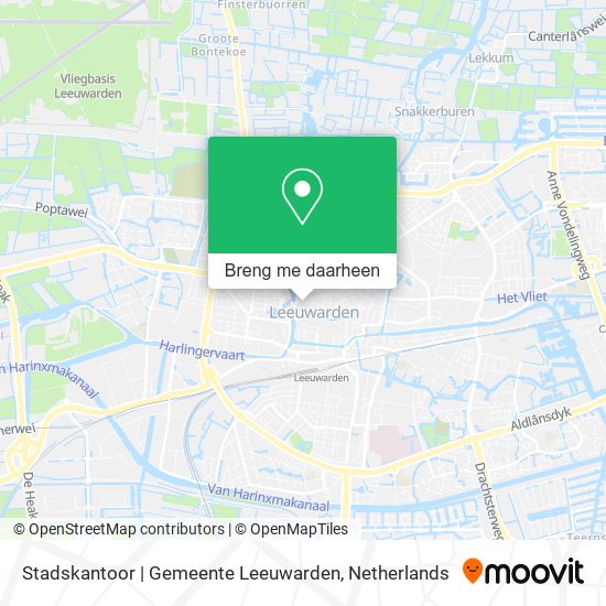 Stadskantoor | Gemeente Leeuwarden kaart