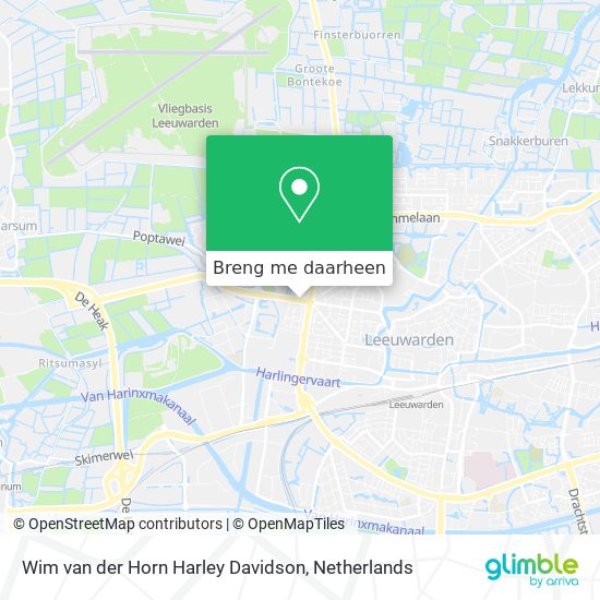Wim van der Horn Harley Davidson kaart