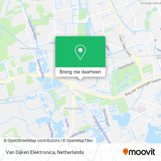 Van Dijken Elektronica kaart