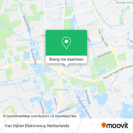 Van Dijken Elektronica kaart