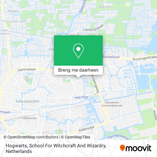 Hogwarts, School For Witchcraft And Wizardry kaart